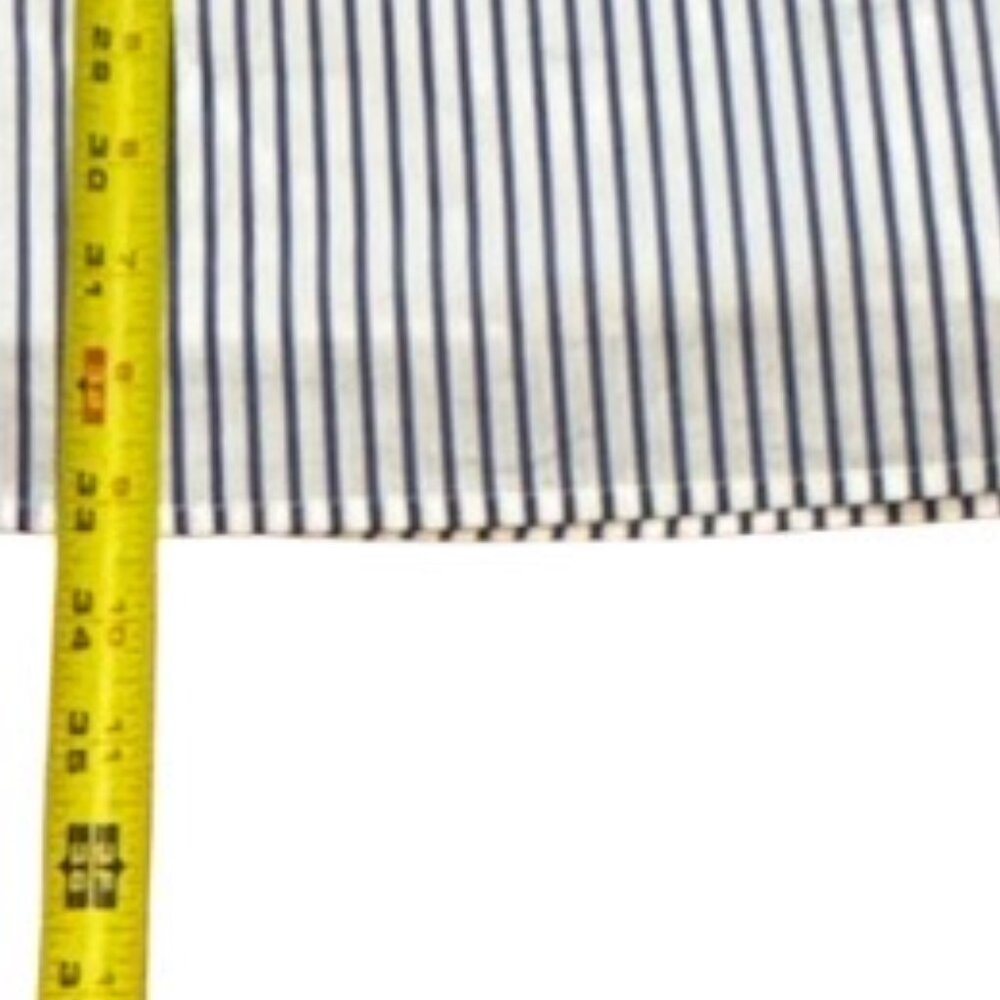 A. Byer NEW Small Striped One Shoulder Ruffle Blue Summer Dress with Pockets - Picture 10 of 11